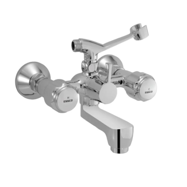 Essco - Delux - Wall Mixer With Telephone Shower Arrangement Only (DLX-CHR-517KN)