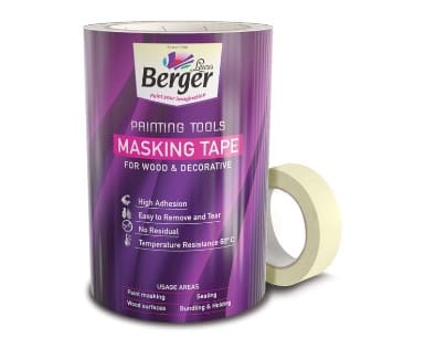 Berger - Painting Tools - Masking Tapes-12mm x 20M - 12 N-1 L