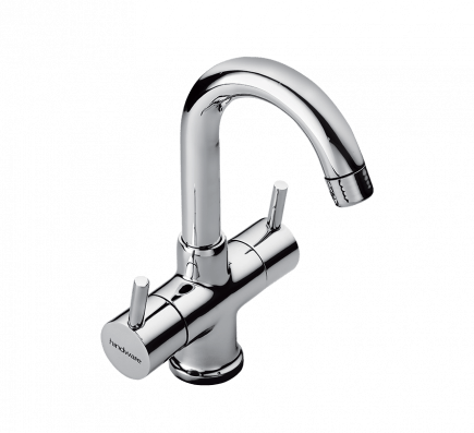 Hindware Basin Mixers (Single Lever) Flora Centre Hole Basin Mixer Without Pop Up Waste System (10114)