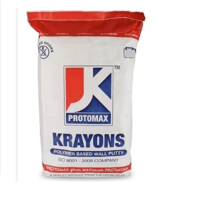 JKprotoMax KRAYONS WALL PUTTY (WHITE) BULK (For Project) WHITE - 25 KG