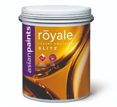 ASIAN PAINTS RADIANT WHITE ROYALE  GLITZ 10 LTR