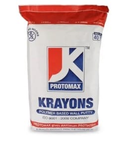 JKprotoMax KRAYONS WALL PUTTY (WHITE) BONANZA WHITE - 40 kg